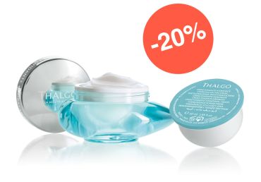 THALGO –  Zartschmelzende Feuchtigkeitscreme + Refill, 2 x 50 ml